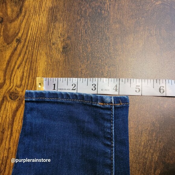 Madewell Jeans 27 Skinny 10" High Rise Tummy Control Medium Dark Wash Stretch - Picture 12 of 13